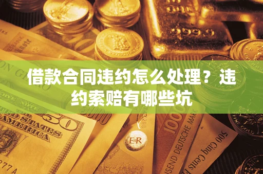 武汉借款合同违约怎么处理？违约索赔有哪些坑