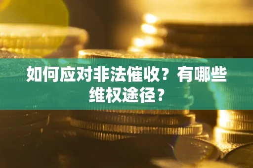 武汉如何应对非法催收？有哪些维权途径？