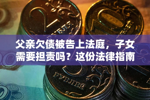 武汉父亲欠债被告上法庭，子女需要担责吗？这份法律指南必须看完