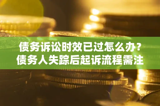 武汉债务诉讼时效已过怎么办？债务人失踪后起诉流程需注意什么？