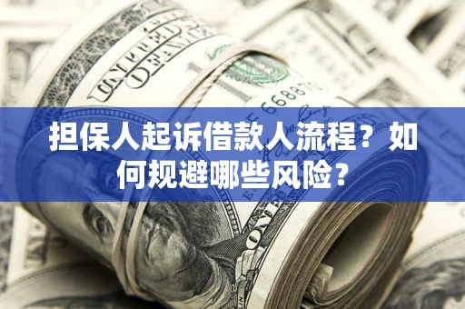 武汉担保人起诉借款人流程？如何规避哪些风险？