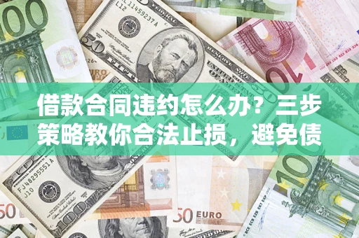 武汉借款合同违约怎么办？三步策略教你合法止损，避免债务危机升级